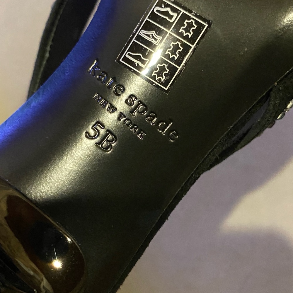 Kate Spade Multicolor Sequin Slingback Heels Size 5 - Picture 8 of 15
